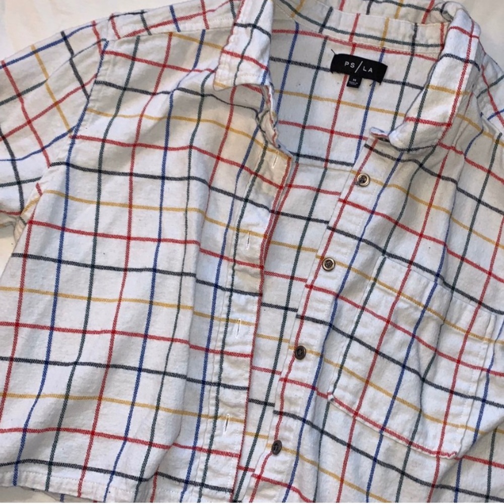 ps/la cropped flannel